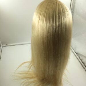 human hair full lace wig blonde 613