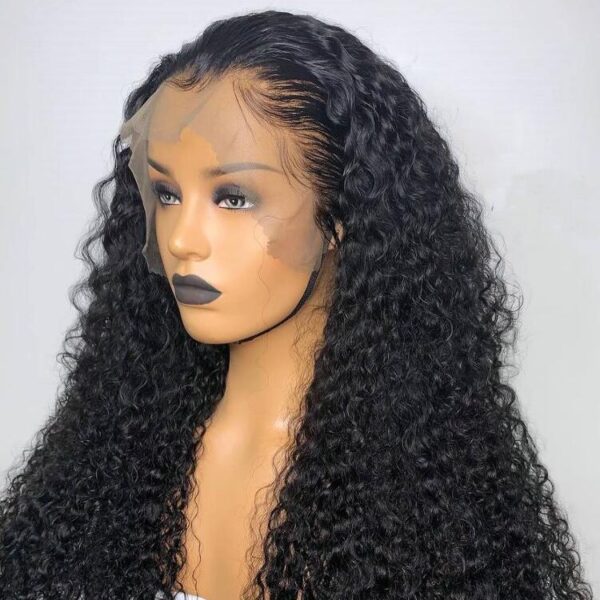 Curly lace front wig