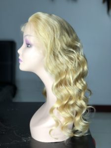 lace front wig blonde 613