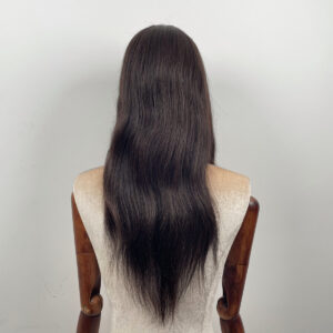 Silky straight lace front wig