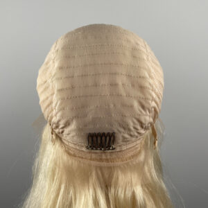blonde lace front wig cap inside