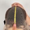 Transparent lace front wig human hair