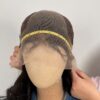 Transparent lace front wig human hair