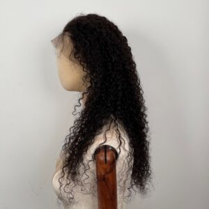 water wave front lace human hair wig