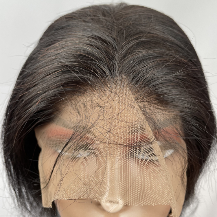 Lace front wig human hair