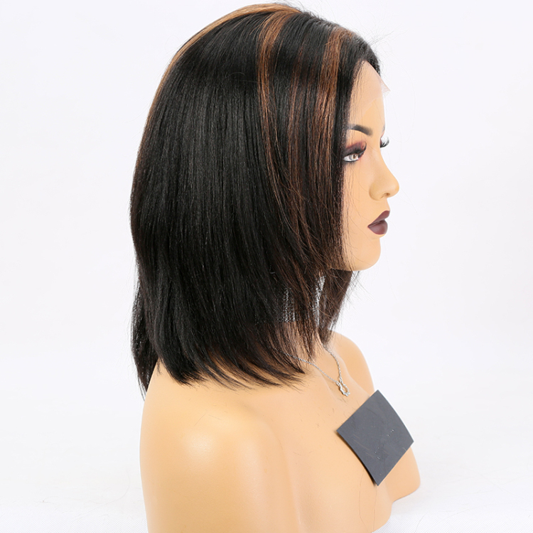 highlight lace front wig BOB wig