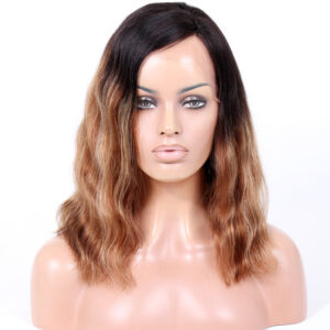 Wavy Human Hair Lace Front Wig