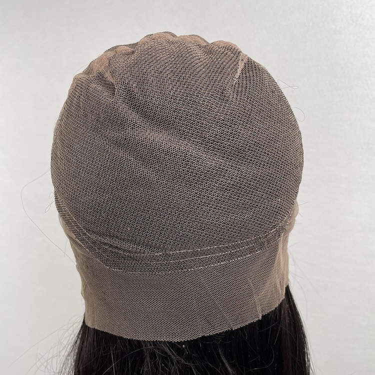 Silk top full lace wig cap inside right
